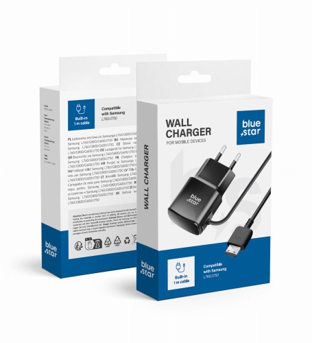 Ładowarka sieciowa do Samsung L760 G800 G600 Blue Star 5W Czarna