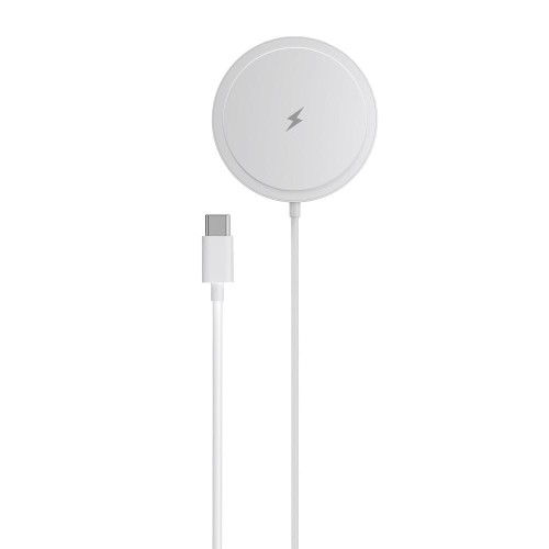 Ładowarka bezprzewodowa BLUE STAR 15W MagSafe Qi Biała