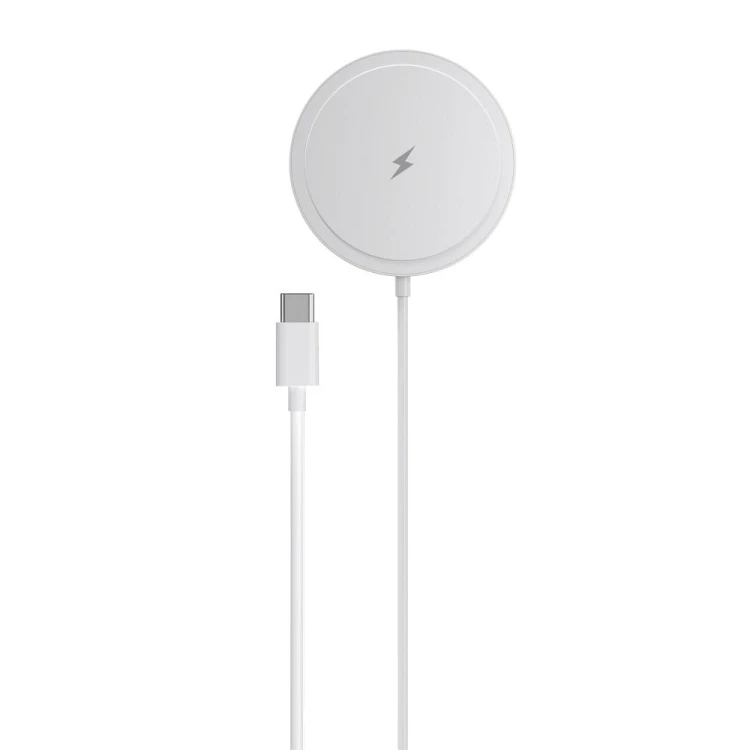 Ładowarka bezprzewodowa BLUE STAR 15W MagSafe Qi Biała