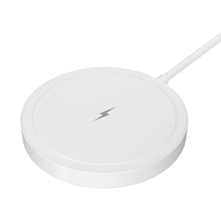 Ładowarka bezprzewodowa BLUE STAR 15W MagSafe Qi Biała