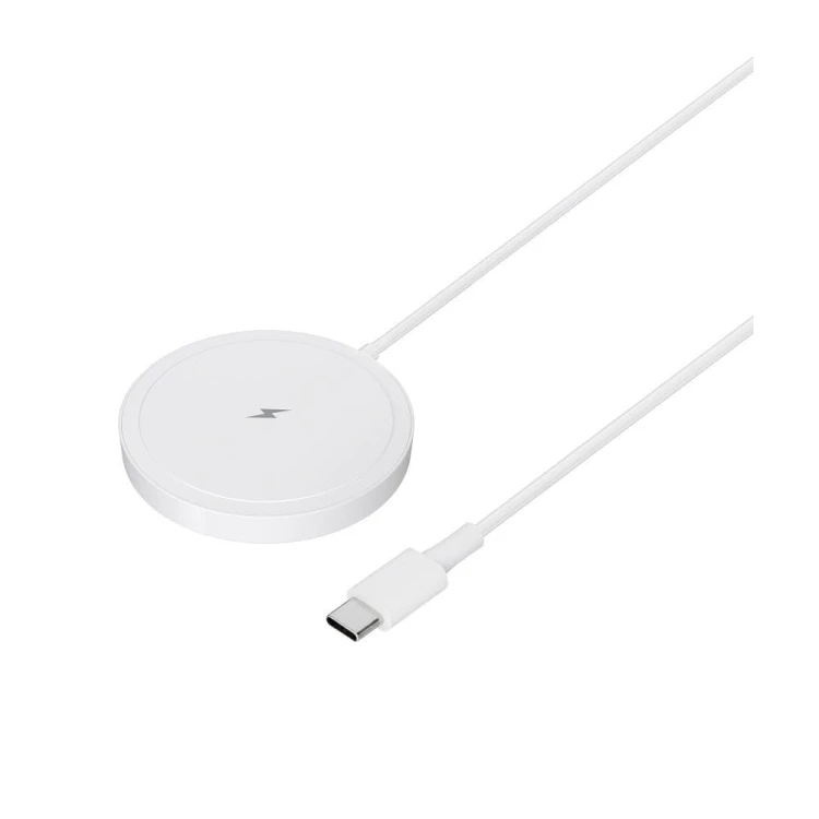 Ładowarka bezprzewodowa BLUE STAR 15W MagSafe Qi Biała