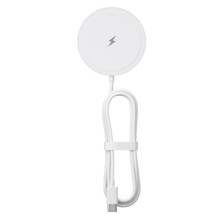 Ładowarka bezprzewodowa BLUE STAR 15W MagSafe Qi Biała