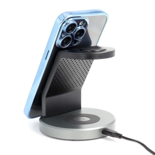 Transparentne etui ochronne Electro Mag Cover do iPhone 17 – Blue / Niebieskie (Kompatybilne z MagSafe)