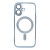 Transparentne etui ochronne Electro Mag Cover do iPhone 17 – Blue / Niebieskie (Kompatybilne z MagSafe)