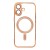 Transparentne etui ochronne Electro Mag Cover do iPhone 17 – Gold / Złote (Kompatybilne z MagSafe)