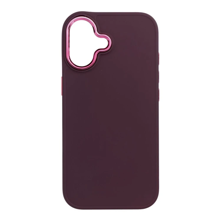 Eleganckie etui ochronne z galwanizowaną ramką do iPhone 17 – Fioletowy / Purple