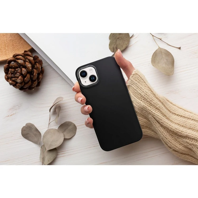 Eleganckie etui ochronne z galwanizowaną ramką do iPhone 17 – Czarny / Black