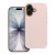 Eleganckie etui ochronne z galwanizowaną ramką do iPhone 17 – Pudrowy Róż