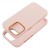 Eleganckie etui ochronne z galwanizowaną ramką do iPhone 17 – Pudrowy Róż