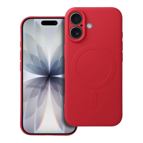 Silikonowe etui ochronne Silicone Mag Cover do iPhone 17 – Red (Kompatybilne z MagSafe)