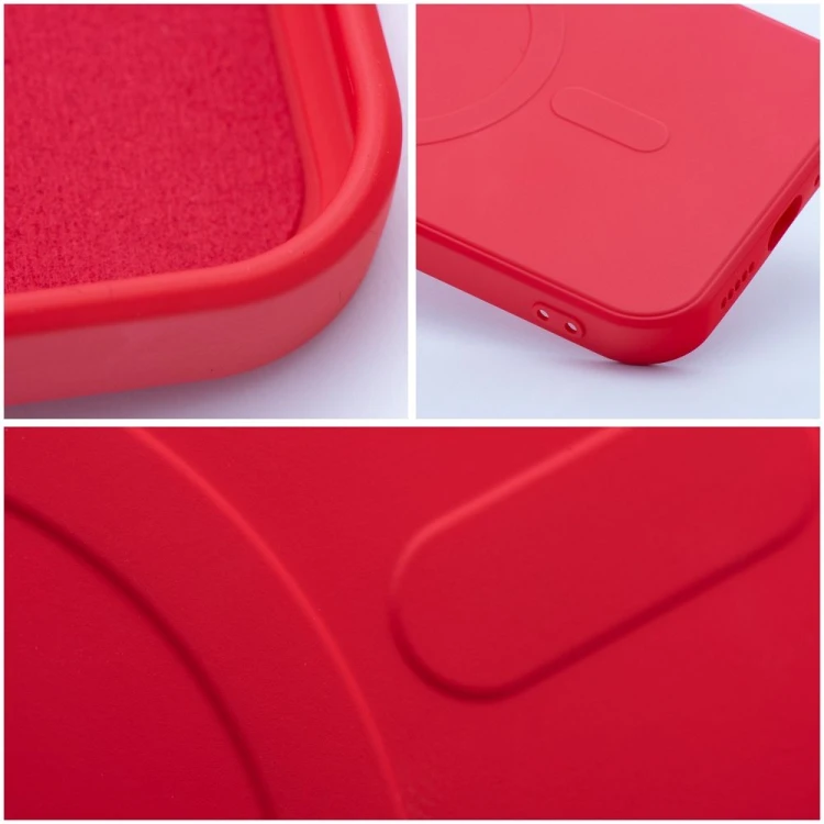 Silikonowe etui ochronne Silicone Mag Cover do iPhone 17 – Red (Kompatybilne z MagSafe)