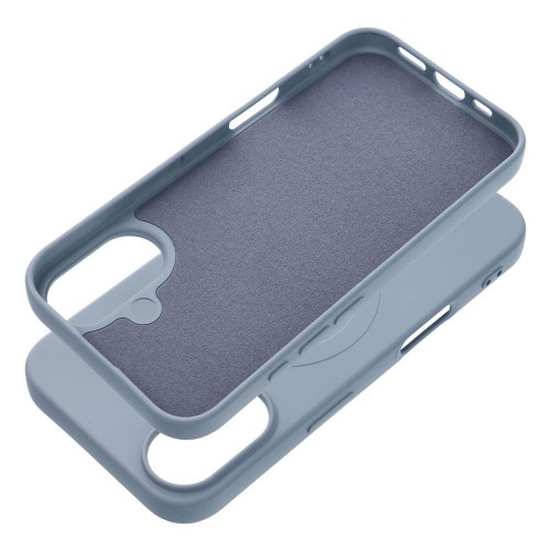 Silikonowe etui ochronne Silicone Mag Cover (Big Hole) do iPhone 17 – Light Blue (Kompatybilne z MagSafe)