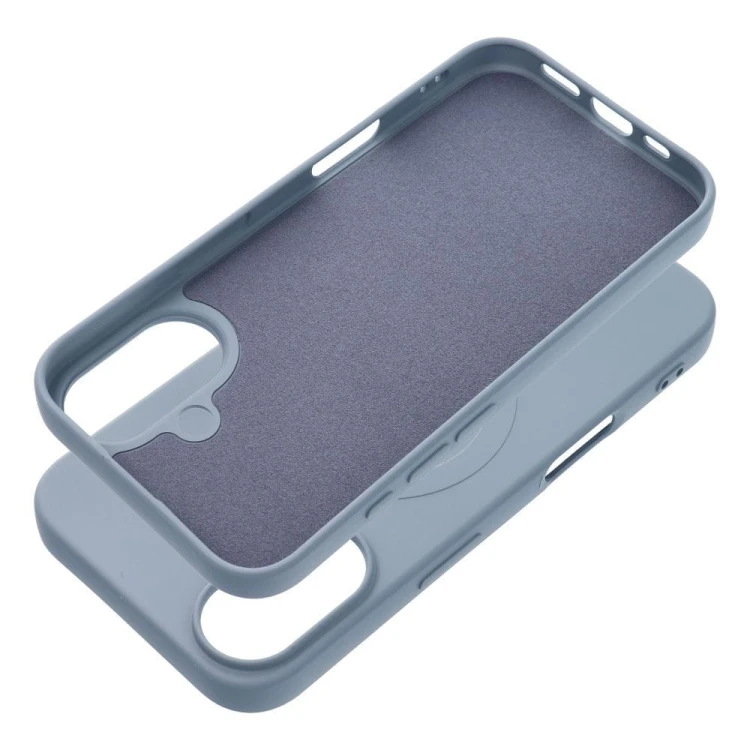 Silikonowe etui ochronne Silicone Mag Cover (Big Hole) do iPhone 17 – Light Blue (Kompatybilne z MagSafe)