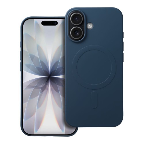 Silikonowe etui ochronne Silicone Mag Cover (Big Hole) do iPhone 17 – Blue (Kompatybilne z MagSafe)