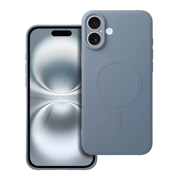 Silikonowe etui ochronne Silicone Mag Cover do iPhone 17 – Light Blue (Kompatybilne z MagSafe)