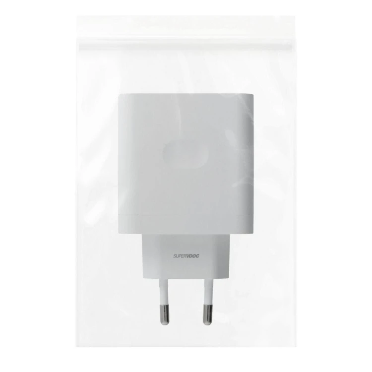 Oryginalna ładowarka sieciowa OnePlus Power Charger 100W SuperVOOC – USB-C – Biała (VCBAOBEH) Wersja Bulk