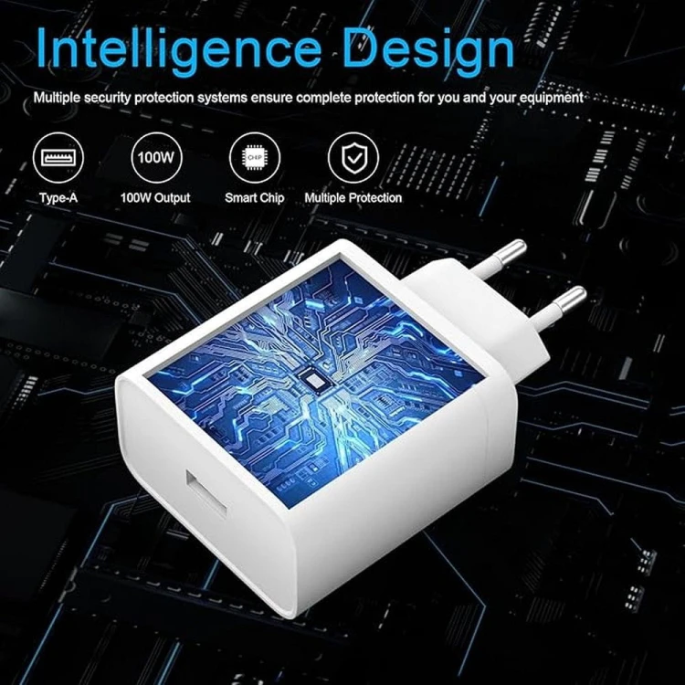 Oryginalna ładowarka sieciowa OnePlus Power Charger 100W SuperVOOC – USB-C – Biała (VCBAOBEH) Wersja Bulk