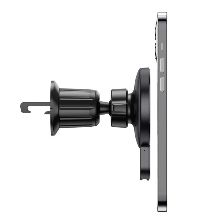 Magnetyczny uchwyt samochodowy z ładowaniem indukcyjnym MagSafe Hoco CA85 15W – czarny