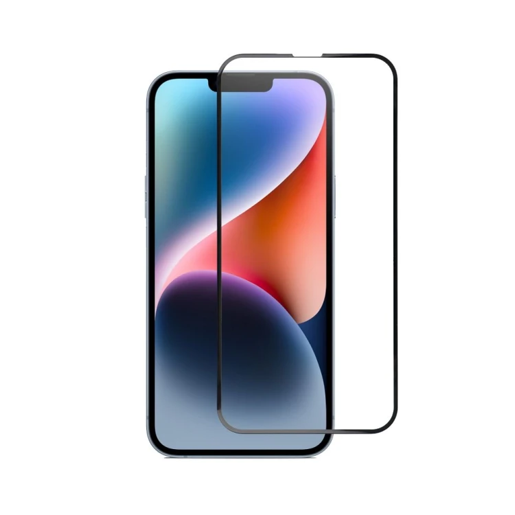 Szkło hartowane Blue Star 5D iPhone 13 Pro Max 14 Plus Full Glue Czarne