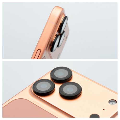 Szkło na aparat Blue Star Easy Install iPhone 17 Pro / 17 Pro Max czarne