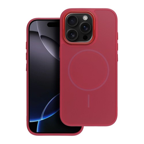 Etui Frame Mag Cover do iPhone 11 MagSafe Magenta | Matowe