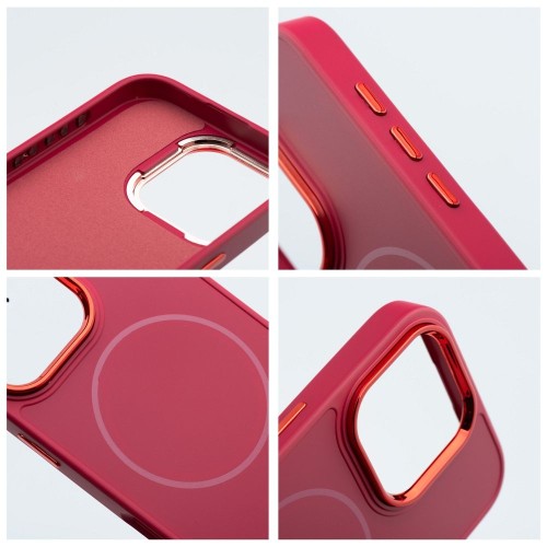 Etui Frame Mag Cover do iPhone 11 MagSafe Magenta | Matowe