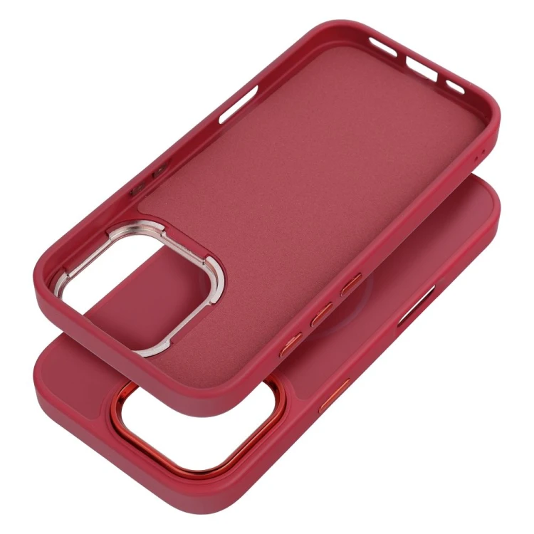 Etui Frame Mag Cover do iPhone 11 MagSafe Magenta | Matowe
