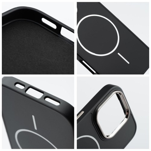 Etui Frame Mag Cover do iPhone 11 MagSafe Czarny | Matowe