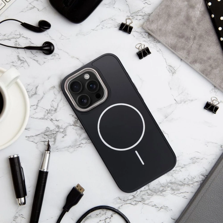 Etui Frame Mag Cover do iPhone 11 MagSafe Czarny | Matowe