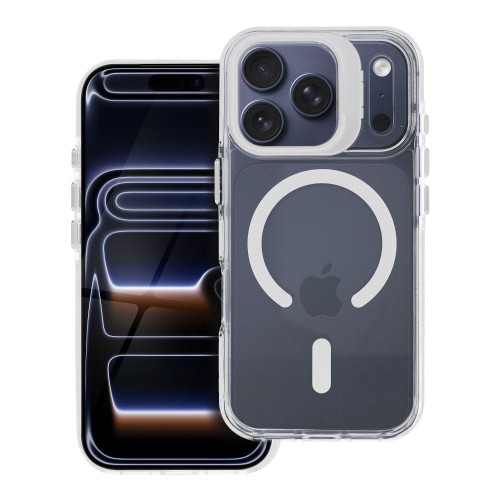 Etui Lens Mag Cover do iPhone 11 MagSafe z Podstawką Białe