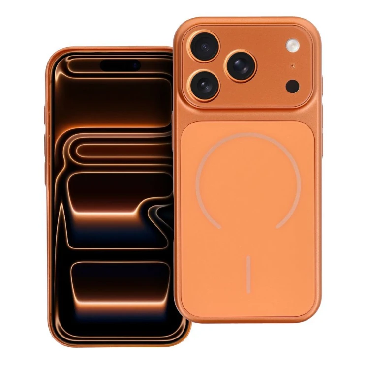 Etui MAKE 17 do iPhone 11 MagSafe Pomarańczowe | Stylizacja iPhone 17