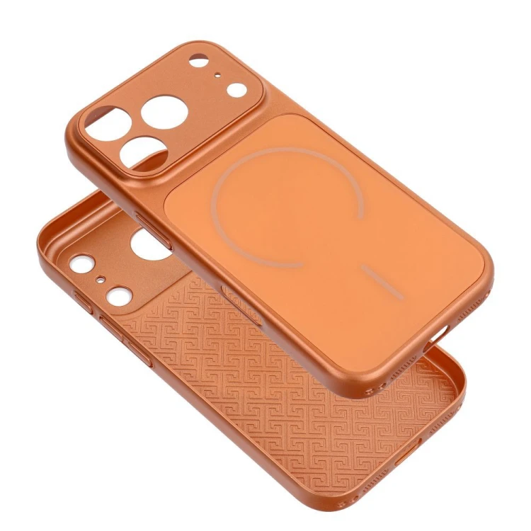 Etui MAKE 17 do iPhone 11 MagSafe Pomarańczowe | Stylizacja iPhone 17