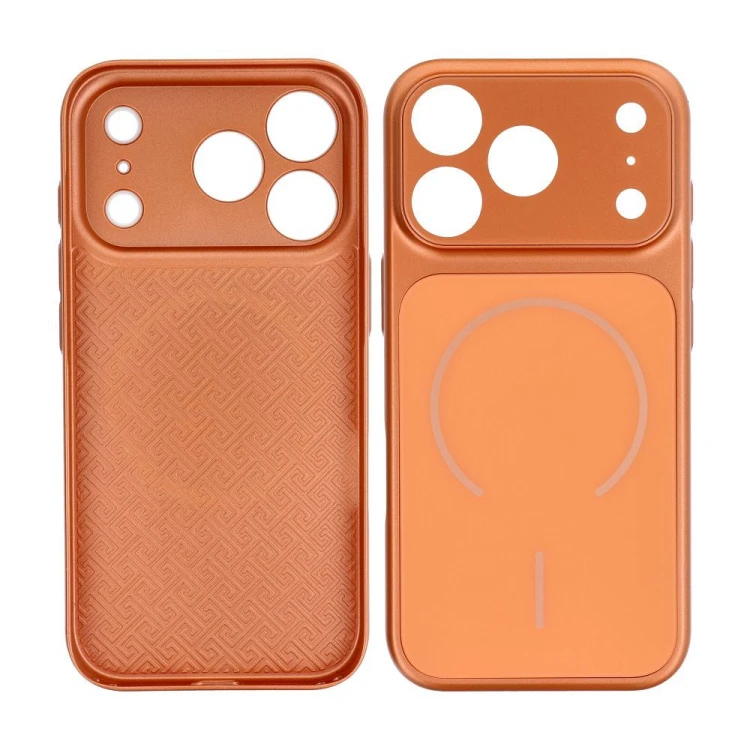 Etui MAKE 17 do iPhone 11 MagSafe Pomarańczowe | Stylizacja iPhone 17