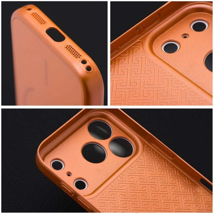 Etui MAKE 17 do iPhone 11 MagSafe Pomarańczowe | Stylizacja iPhone 17