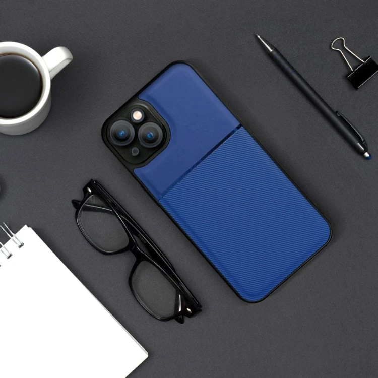 Etui Noble do iPhone 11 Hybrydowe Magnetyczne Niebieskie