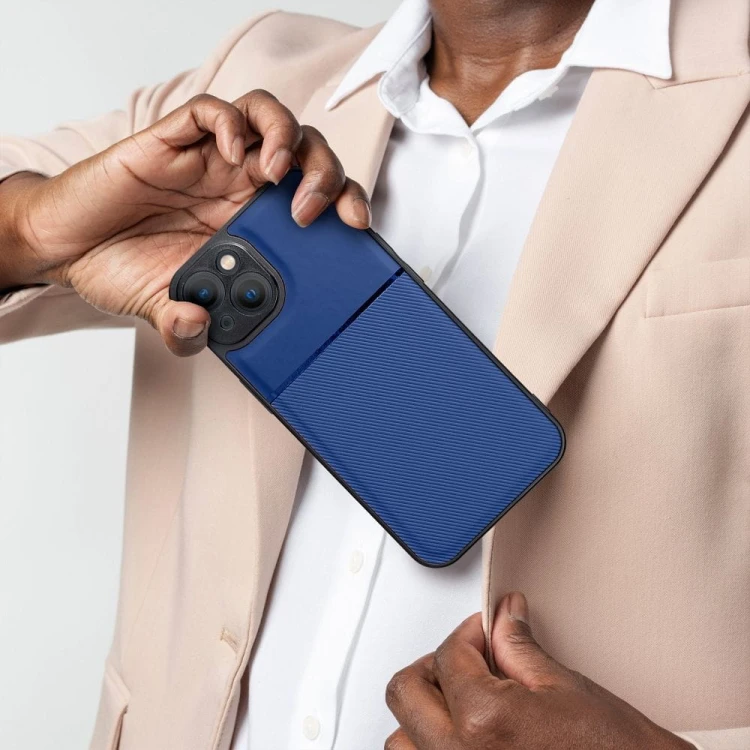 Etui Noble do iPhone 11 Hybrydowe Magnetyczne Niebieskie