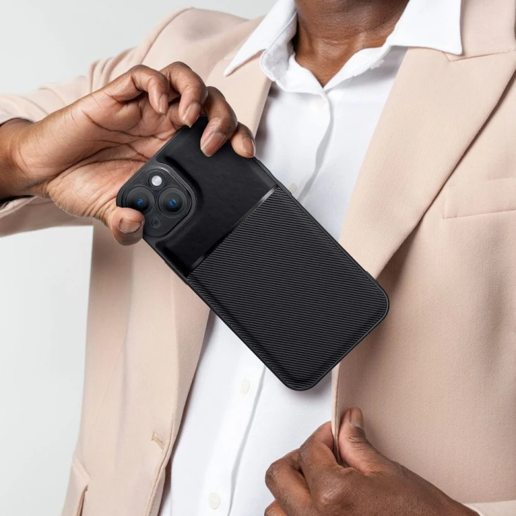 Etui Noble do iPhone 11 Hybrydowe Magnetyczne Czarne