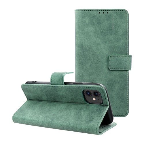 Etui z klapką Tender Book do iPhone 11 Portfelowe Zielone