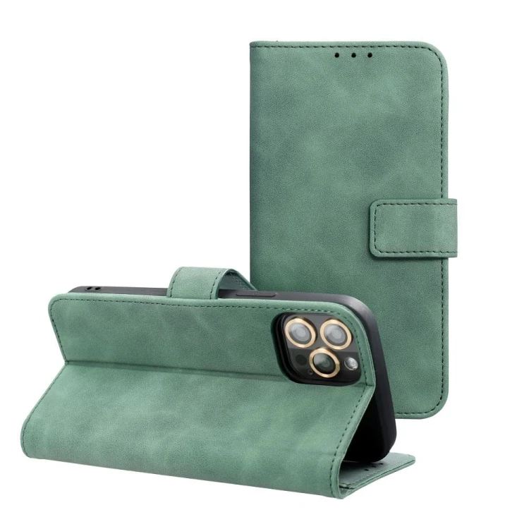Etui z klapką Tender Book do iPhone 11 Portfelowe Zielone