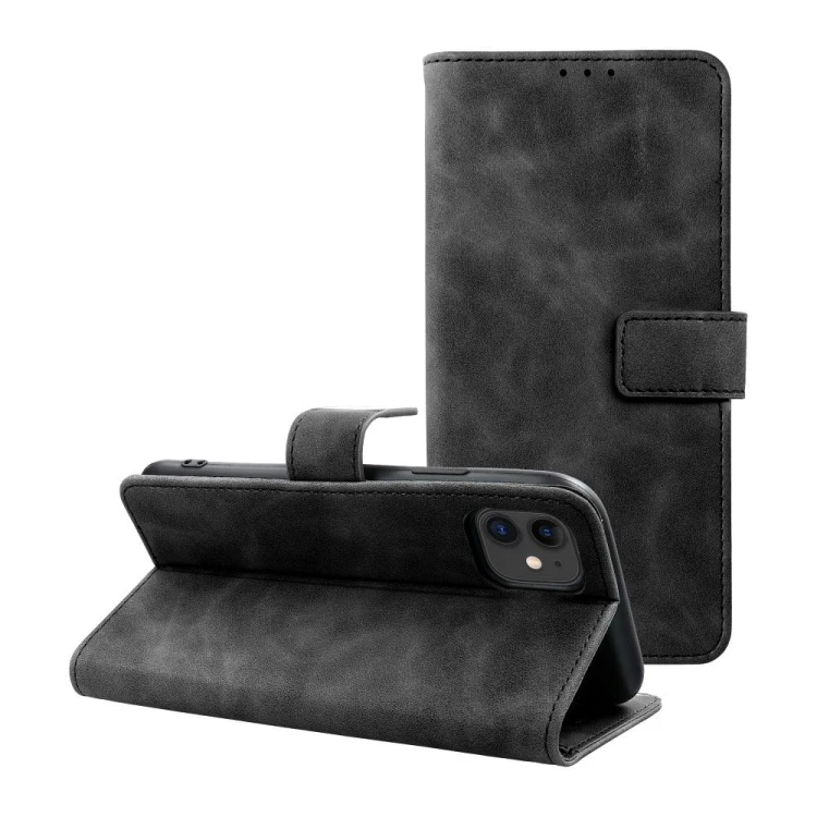 Etui z klapką Tender Book do iPhone 11 Portfelowe Czarne