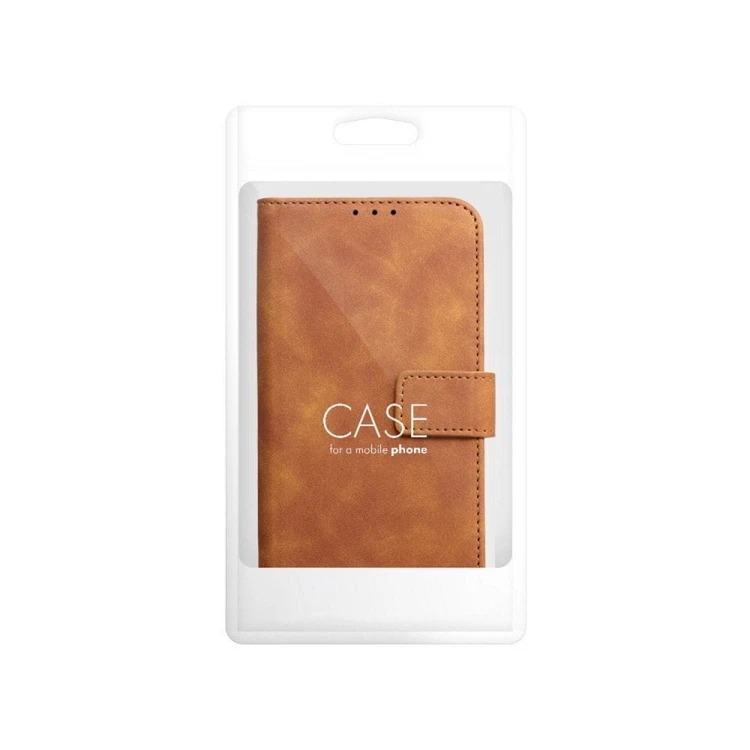 Etui z klapką Tender Book do iPhone 11 Portfelowe Brązowe
