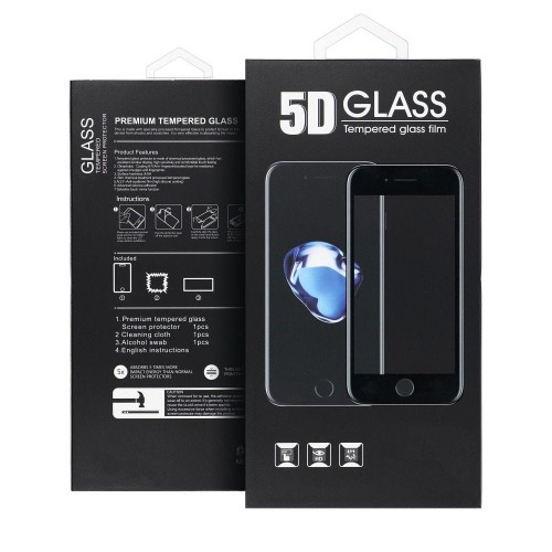 Szkło Prywatyzujące 5D Full Glue iPhone X / XS / 11 Pro Czarne