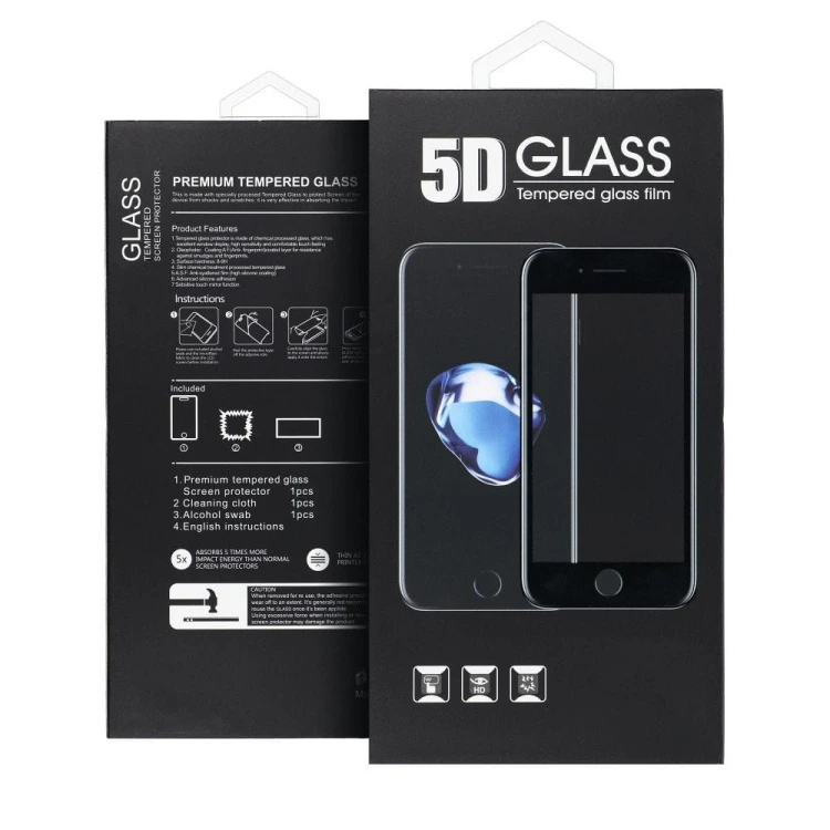 Szkło Prywatyzujące 5D Full Glue iPhone XR / 11 Czarne