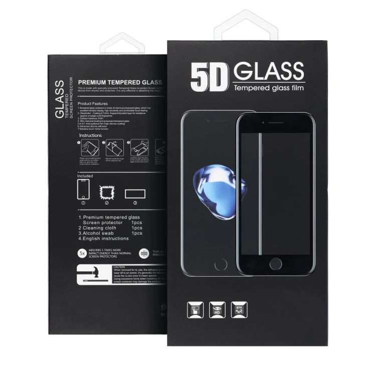 Szkło Prywatyzujące 5D Full Glue iPhone XS Max / 11 Pro Max Czarne
