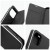 Etui z klapką Luna Book Carbon do iPhone 11 Aluminiowe Czarne