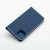 Etui z klapką Luna Book Carbon do iPhone 11 Aluminiowe Niebieskie