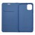 Etui z klapką Luna Book Carbon do iPhone 11 Aluminiowe Niebieskie