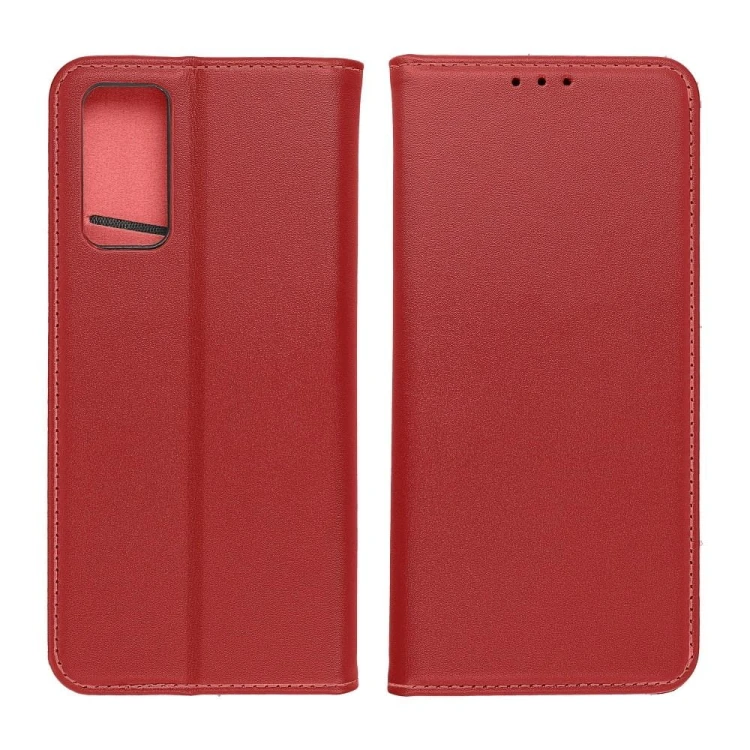 Etui Skórzane z Klapką Smart Pro do iPhone 11 Bordowe