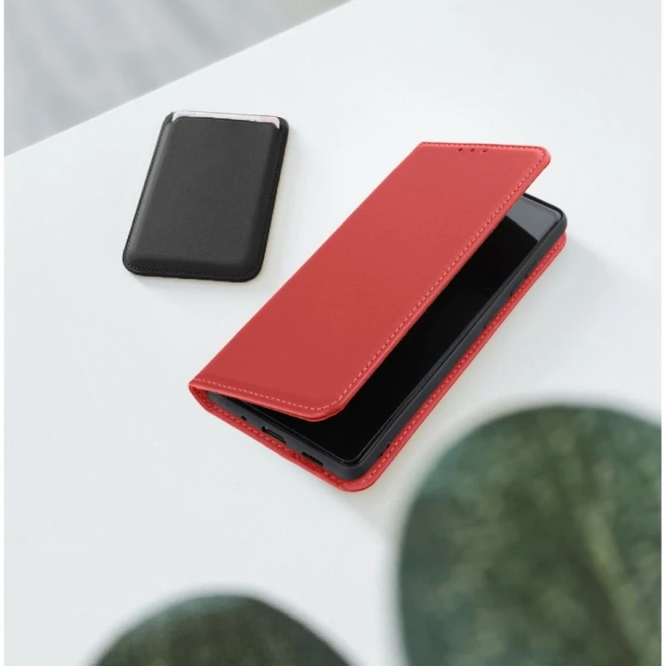 Etui Skórzane z Klapką Smart Pro do iPhone 11 Bordowe