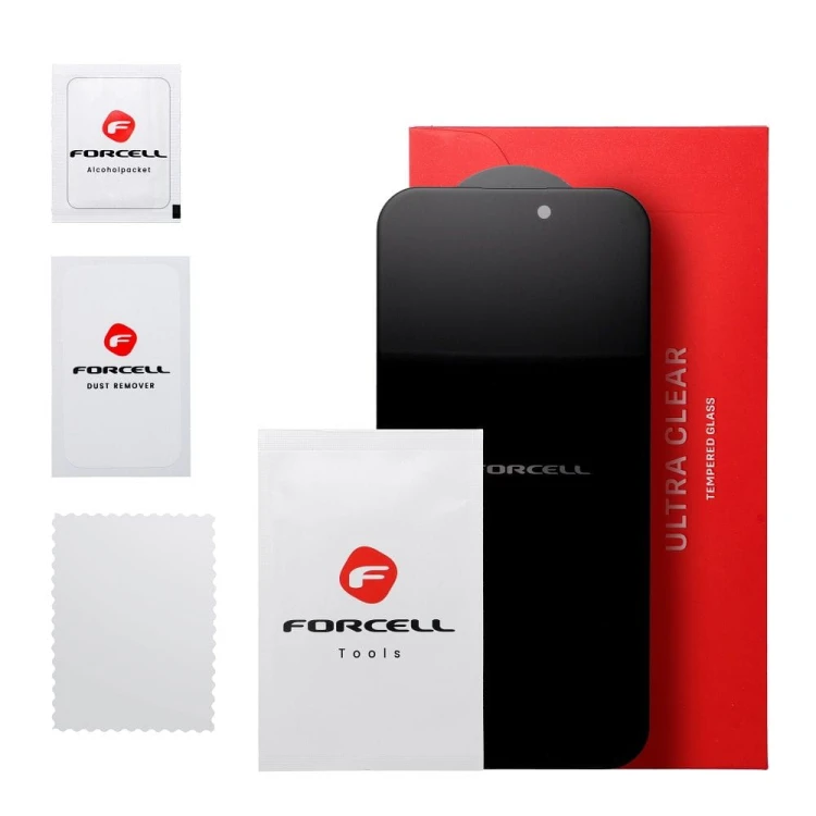 Szkło Hartowane Forcell Privacy do iPhone XR / 11 Czarne